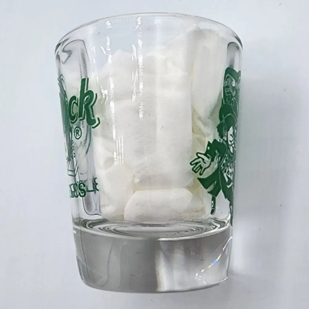 Vintage 2002 Hard Rock Cafe Los Angeles St. Patty's Day Shamrock Shot Glass